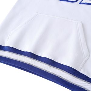 Sudadera de Fraternidad Griega Phi Beta Sigma con Rayas Blancas y Letras Bordadas en Chenilla para Hombre, Ajuste Cómodo, Tela Premium, Ropa Casual - Product Image 6
