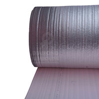 Rouleau d'isolation durable écologique laminé en aluminium pour les applications d'isolation thermique des toits, des murs et des systèmes HVAC des bâtiments