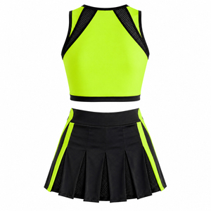 Uniforme de cheerleading pour femmes en polyester respirant, personnalisable avec logo scolaire, par sublimation, pour équipes de danse, coupe confortable, vente en gros - Product Image 3