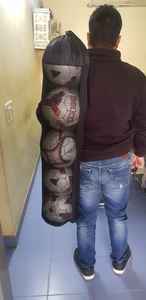 La mejor bolsa de transporte deportiva de lona multifuncional Diseño de Boca Grande Fácil de llevar Bolsillo Individual Doble para fútbol Otros deportes - Product Image 5