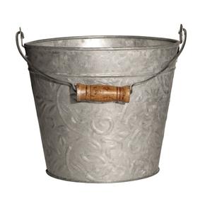 Maceta de Metal Galvanizado Rústica para Jardín, Hecha a Mano, de la Mejor Calidad, Tamaño Personalizado, Venta al Por Mayor, Artesanía Daood Sons - Product Image 1