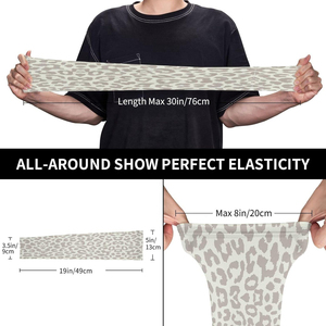 Manchons de bras sans couture personnalisés imprimés en sérigraphie, protection UV, légers, respirants, en nylon et cachemire, pour le cyclisme - Product Image 6