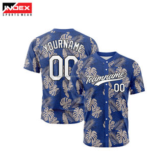 Camiseta de béisbol personalizada para hombres adultos-MOQ bajo Impresión digital 100% Poliéster Cuello redondo de secado rápido Logotipo personalizado Nombre del equipo Patrón sólido - Product Image 6