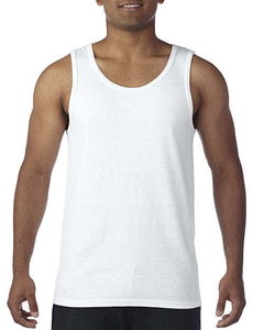 Débardeur de sport en coton tricoté pour homme, respirant, séchage rapide, écologique, avec logo frontal, vêtements de tennis, vêtements de sport pour la gym - Product Image 1