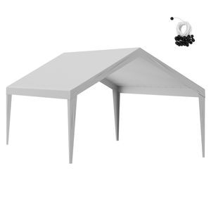 Telo di Ricambio per Tettoia Auto/Camion 13 x 20 piedi, Resistente, Impermeabile, Protezione UV, Facile da Installare, per Garage - Product Image 1