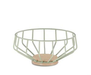 Panier de rangement en fil métallique en forme de pomme avec poignée pour comptoir de cuisine, organisateur de légumes et de collations, présentoir pour la maison et l'hôtel - Product Image 3