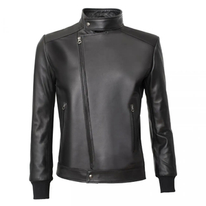 Best Price Wind-Proof Leather <b>Jacket</b> with Custom Logo Durable New Style <b>Canvas</b> <b>Jacket</b> with Front Logo - Product Image 1