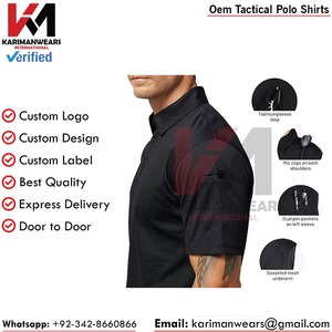 Camiseta Polo Táctica Multiusos para Entrenamiento al Aire Libre, de Secado Rápido, Ligera, Transpirable y Ergonómica - Product Image 4