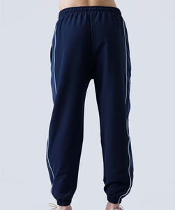 กางเกงจ็อกเกอร์ผู้ชายผ้าแคนวาสโพลีเอสเตอร์แบบสบายๆ สไตล์ปรับแต่งได้ ระบายอากาศได้ดี น้ำหนักปานกลาง ปิดด้วยเชือกผูก - Product Image 4