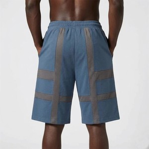 <b>Men</b> Urban Mesh Detail <b>Lounge</b> <b>Shorts</b> Premium Relaxed Fit Casual Summer Bottoms Lightweight Drawstring Athletic Street Fashion - Product Image 2