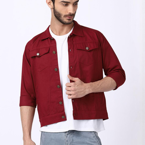 OEM <b>Mens</b> <b>Denim</b> Jean <b>Jacket</b> Casual Outwear Fall <b>Jacket</b> <b>Denim</b> Button up Coat Oversize <b>Denim</b> <b>Jacket</b> for <b>Men</b> acidwash fashion casual - Product Image 1