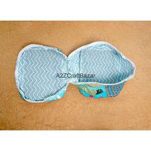 กระเป๋าเครื่องสำอางอเนกประสงค์สำหรับเดินทาง ทำจากผ้าฝ้ายแท้ 100% คุณภาพดี ทนทาน เป็นมิตรกับสิ่งแวดล้อม พร้อมซิปและหูหิ้วนุ่ม  ขายส่ง - Product Image 5