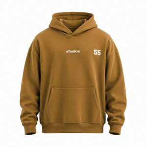 เสื้อฮู้ดดี้โอเวอร์ไซส์ผ้าคอตตอนผสมสำหรับผู้ชาย ปี 2026 พร้อมกระเป๋าหน้า สำหรับฤดูใบไม้ร่วงและฤดูหนาว จากโรงงานผู้ผลิตโดยตรง - Product Image 1