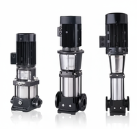 Pompe centrifuge verticale multi-étages Tsurumi TCR en acier inoxydable SUS304 pour l'approvisionnement en eau industriel et l'irrigation (à bride)