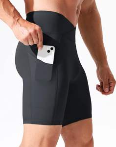 Shorts de compression pour hommes, conçus pour la performance, avec une coupe respirante et une gestion de l'humidité. - Product Image 2