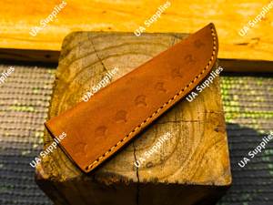 Étui à couteau léger en cuir pleine fleur de qualité supérieure, fait main, pour lame fixe, avec passant de ceinture, pour camping et chasse, support de couteau OEM ODM - Product Image 3