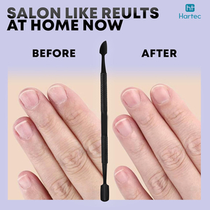 Raspador de Cutículas de Doble Cara de Acero Inoxidable Color Negro, Marca Privada OEM, Herramienta de Precisión para Manicura y Pedicura, Venta al Por Mayor - Product Image 5