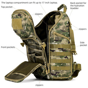 Bolsas Tácticas de Material Duradero, Bolsas Tácticas para Entrenamiento, Bolsas Tácticas Más Vendidas, Equipamiento, Bolsas Tácticas para Hombre - Product Image 6
