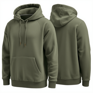 Sweat à capuche en molleton épais 400 GSM pour homme, style vintage délavé, streetwear premium - Product Image 3