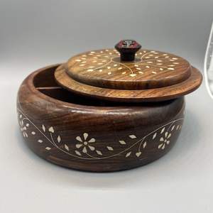 Boîte à roti en bois artisanale pour la présentation sur la table de cuisine et le stockage des tortillas pour un usage domestique - Product Image 4