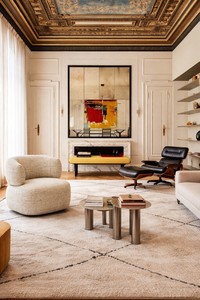 Contemporary Swivel Lounge Chair – Upholstered Curved Back Accent Chair Modern Accent Chair with Swivel Base – Lounge Chair - Product Image 6