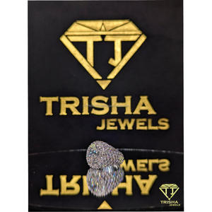 Bague VVS Moissanite Diamant Sertie de Pierres en Argent Sterling 925, Bijou de Luxe Hip Hop Bling Statement par Trisha Jewels - Product Image 5