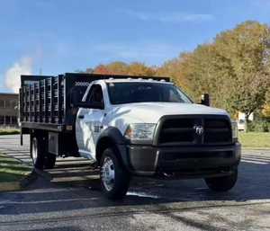 Camión de plataforma plana RAM 4500 usado de 2015, listo para trabajar, con plataforma elevadora Waltcoo y plataforma de 16 pies, LHD/RHD, envío a todo el mundo - Product Image 2