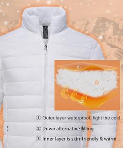 <b>Men's</b> Lightweight Packable Puffer Jacket Waterproof Winter Hood Jacket Custom Packable Quilted Puffer Jacket With Storage <b>Pouch</b> - Product Image 3