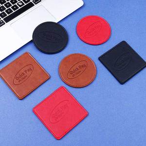 Professionals in Selling Reliable Quality Heat-Insulating Double-Sided PU Leather Dining <b>Table</b> Mat Coaster for Bulk Buyers - Product Image 1