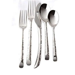 Ensemble de couverts en acier inoxydable durable, léger et moderne, finition miroir, compatible lave-vaisselle, pour mariage, fête, restaurant, hôtel, restauration - Product Image 3