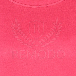 Sudadera de Cuello Redondo Rosa para Mujer, Invierno, Poliéster/Algodón, Manga Larga, Ropa Casual, OEM, Logotipo Bordado Personalizado, REMODO, Envío Rápido - Product Image 6