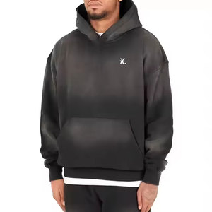 Sudaderas con Capucha de Algodón Mezclado para Hombre, Estilo Deportivo, Efecto Desgastado por el Sol, Premium, para Uso Diario, Venta al por Mayor - Product Image 1