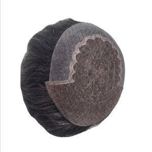 Taz Hair BD - Peluca de Cabello Humano Remy Indio para Hombre, Ondulado Profundo, con Frente de Encaje - Alibaba Bangladesh - Product Image 1