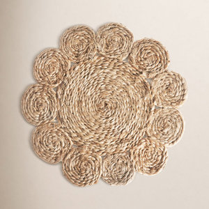 Hot Selling Natural Best Seller Hot Selling Natural Jute <b>Round</b> <b>Table</b> Mat Hand-Weaved Jute <b>Table</b> Mat for Kitchen <b>Table</b> <b>Top</b> Decora - Product Image 4