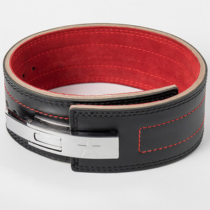 Ceinture à levier en cuir véritable avec logo personnalisé pour les marques de fitness commerciales, ceinture à levier haute performance avec logo personnalisé en cuir pour la musculation - Product Image 2