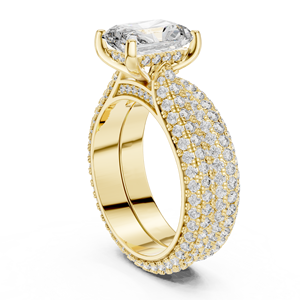 High Polish 925 Sterling Silver Moissanite <b>Diamond</b> <b>Ring</b> Wholesale Jewelry Factory OEM Manufacturer - Product Image 3