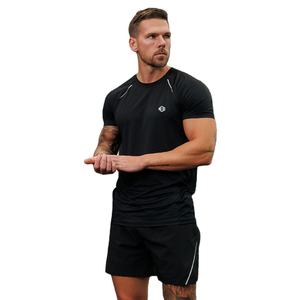 High Quality Men's Gym T-<b>Shirts</b> Custom LOGO Plus size Fitness Wear-Breathable <b>Moisture</b> <b>Wicking</b> Slim Fit Short sleeves t <b>shirts</b> - Product Image 1