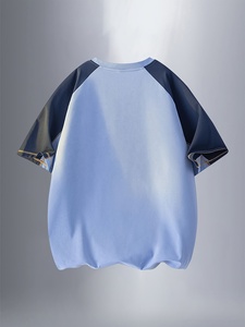 T-shirts graphiques surdimensionnés imprimés délavés à l'acide, style vintage streetwear, en coton de haute qualité, pour hommes, décontractés - Product Image 4