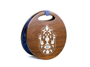 Bolso de mano de lujo contemporáneo con incrustaciones de MOP y diseño artesanal de nácar para bodas, fiestas y eventos festivos - Product Image 5