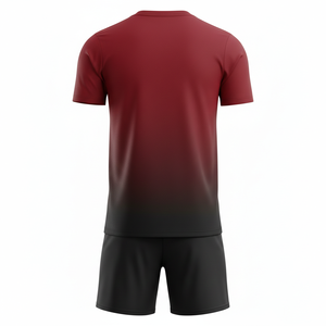 ชุดฟุตบอลยูนิเซ็กซ์พร้อมกางเกงขาสั้น ชุดสองชิ้นแบบ Eco Active ชุดกีฬาฝึกซ้อมฟุตบอลที่ยั่งยืน รับผลิตแบบ OEM - Product Image 2