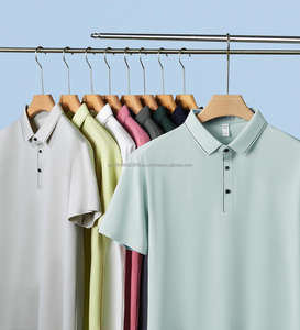 Polo de Golf Personalizado de Alta Calidad para Hombre, Secado Rápido, Diseño Sólido, Tejido de Punto Liso para Deporte - Product Image 3