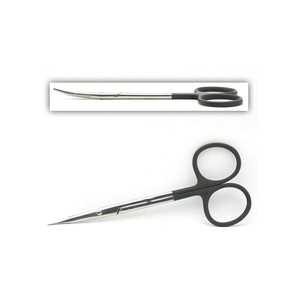 Ciseaux de tenotomie Stevens courbés, dentelés, en acier inoxydable, avec revêtement manuel, certifiés pour usage chirurgical - Product Image 6