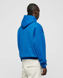 Custom Oversized <b>Men's</b> Hoodies 485GSM 100% Cotton Fleece Drop Shoulder Boxy <b>Pullover</b> <b>Men</b> Custom Logo Street wear Bulk Production - Product Image 5