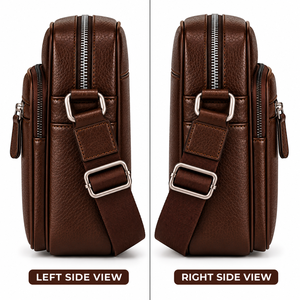 Wholesale Custom <b>Leather</b> Shoulder <b>Bag</b> Crossbody Messenger <b>Bag</b> Travel Pouch Custom Unisex <b>Leather</b> Crossbody Shoulder <b>Bag</b> - Product Image 4