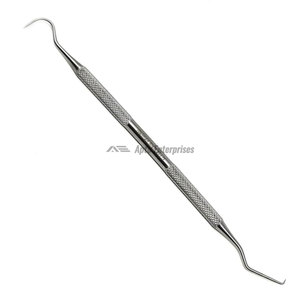 Dental Tartar Scraper Tool Double Ended Explorer Probe #5 <b>Plaque</b> <b>Remover</b> Stainless Steel Reusable Manual CE Certified <b>Tooth</b> Pick - Product Image 1