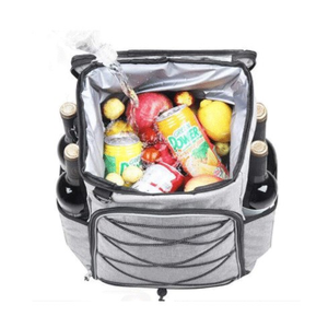 Sac à dos de pique-nique pour 4 personnes en polyester, imperméable, personnalisable avec logo, idéal pour le camping et les activités de plein air - Product Image 2