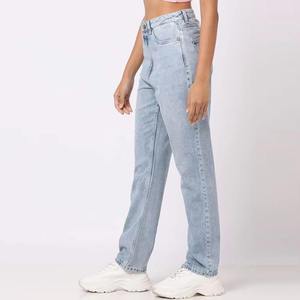 Pantalon cargo en jean mi-lourd pour femme grande taille, style vintage, écologique, respirant, streetwear, taille élastique – Meilleur prix, haute qualité - Product Image 3