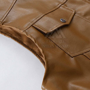 Nuevo Chaleco de Cuero Genuino para Hombre, Chaleco de Cuero Hecho a Medida de Buena Calidad para Hombre - Product Image 5