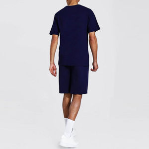 Ensemble Twin Set Homme Été en Coton Lourd de Haute Qualité, Nouveau Design, T-shirts et Shorts, Vêtements Homme Grandes Tailles - Product Image 2