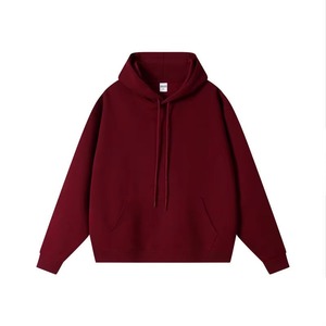 เสื้อฮู้ดผู้ชายผ้าฟลีซสีสันตามสั่ง ทรงปกติ ผ้าฝ้ายถัก สวมใส่สบายสำหรับฤดูหนาว ดีไซน์กระเป๋าแบบดิจิทัล - Product Image 3
